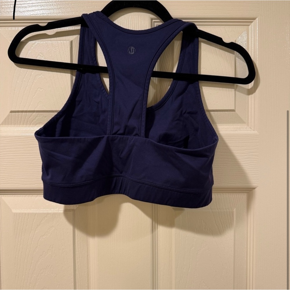 All Access Women’s Blue Racerback Sports Bra Compression Size M - Picture 3 of 4